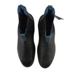 OluKai Hehi Waterproof Leather Chelsea Boots Black Blue Women 10 Slip On NWOB Photo 2