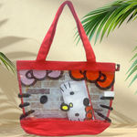 Hello Kitty  Loungefly Transparent Red Tote Bag Photo 0