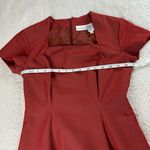 Newport News Easy Style Sheath Dress Womens 4P Orange Y2K VTG Party Office Work Photo 4