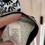 Talbots Monochromatic Elegant Black White Paisley Patterned Dress Size Medium Photo 5