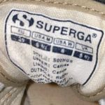 Superga Anthropologie Canvas Sneaker Shoes Tan with white soles size EU 39 US 8 Photo 9