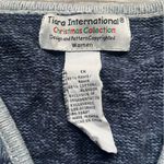 Tiara International Vintage Christmas Collection Holiday Sweater Vest Size 1X Photo 2