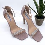 Steve Madden Collette Strappy Stiletto Heels Blush Glitter Sandals Photo 3