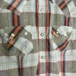 Wrangler pearl snap long sleeved Western shirt Sz S Photo 1