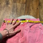 Gap  Wide Leg Denim Jeans Size 28 6 Raw Hem Salmon Pink Color Womens Photo 1