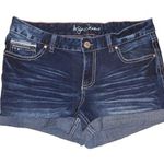 Ariya Jeans  Cuffed Denim Short Shorts Women’s Size 11/12 Distressed Stretch Photo 0