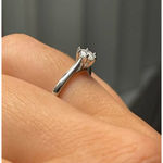 Boutique 1ct Solitaire Platinum Simulated Diamond Engagement Wedding Ring, Size 6 NEW‎ Photo 14