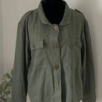 Time And Tru  Army‎ Green Jacket. Size Small. Linen/Viscose blend. Photo 0