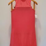 Capella Pink Ribbed High Neck Sleeveless Dress Size M Photo 1