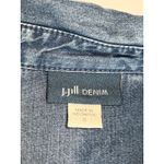 J Jill Denim Collared Tunic Shirt Womens Size S 100% Lyocell Casual Fall Pockets Blue Photo 3