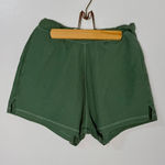 Gymshark  Olive Green Women's Waffle Knit Athletic Shorts | S Photo 0