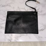 None Black Leather Clutch goes inside purse Photo 2