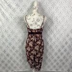 Bardot Dahlia Floral Lace Purple V Neck Asymmetrical High Lo Dress Size 4 NWT Photo 6