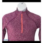 Tangerine  Quarter Zip Pullover Reflective Pullover size Medium Photo 3