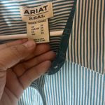 Ariat  Women's Blue Striped Button Down Shirt Photo 3