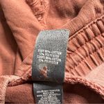 Aerie Rust Brown Elastic Waist Raw Hem Drawstring Pull On Shorts Size Small 4338 Photo 4