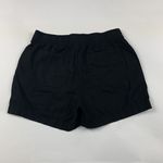 Old Navy  Black Linen Blend High Rise Pull On Shorts S Photo 4