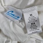 California Waves Romper Swimsuit Cover Up Drawstring Waist Arctic White XS NWT Photo 4