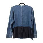 Jason Wu GREY Two Toned Denim Jacket Sz 4 Photo 1