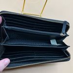 Kate Spade A Very Cool Black Leather Clutch Card Zip Around Wallet Photo 2