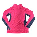 PINK - Victoria's Secret Victoria's Secret Ultimate Quarter Zip PINK small bright pink & gray pullover​ Photo 5
