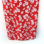 BriDGE Womens medium red Sleeveless Floral strappy spring sleeveless sun dress Photo 6