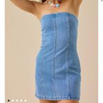 Altar'd State NEW Altar’d State Denim Strapless Mini Dress Size XXL NWT Photo 1