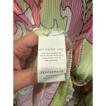 Peppermayo  Psychedelic Swirl Print Pleated Long Sleeve Shirt Dress Size 10 Photo 4