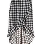 Fourteenth Place Fourteeth Place Gingham High Low Skirt s Photo 0