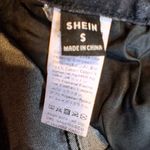 SheIn NWOT Black and Gray Straight Leg Artistic Jeans SIZE SMALL Photo 12