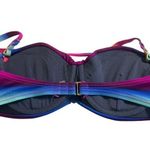 Victoria's Secret Rainbow Stripe Bikini Swimsuit Bathing Suit Bottom Sz S Top 34C Photo 5