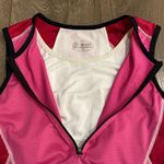 SUGOI Cycling Sleeveless Jersey Pink And White Tank Size‎ Large Photo 5