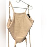 NWOT Lulus Instant Confidence Cream Cutout Tie Photo 3