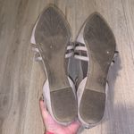 Maurice's  Orelie beige double strap pointy toe flats Photo 5