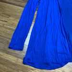 The Limited  Blue Knit Woven Cardigan Long Sleeve Pleated‎ Back Women's Medium Photo 1