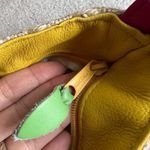 Dove Vintage Y2K Straw Floral Embroidered Large Crossbody Bag Woven Purse Rare Photo 5