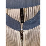 San Joy Women's White & Blue Dress/jacket Size S Photo 4