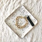 J.Crew Gold Chainlink Embellished Clear Stone Bracelet NWT Photo 2