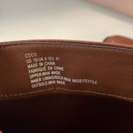 Shoe dazzle, brown scrunched boots with gold buckles and zippers size 10 Photo 9