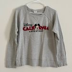 Disney VTG Parks California Adventure Mickey Mouse Logo Gray Long Sleeve Shirt M Photo 0