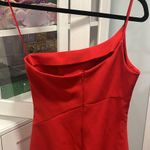 Likely Cassidy One Shoulder Sheath Cocktail Dress, Red, Size 4 Photo 6
