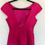Kate Spade  Backless Mini Dress In Full Bloom Sweetheart Pink Cap Sleeve Size 4 Photo 6