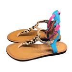 ALDO  animal print ankle strap sandals Women’s Size‎ 9 Photo 8