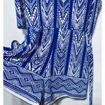 Market & Spruce Market‎ & Spruce Blue/White Batik Print Romper Size S Photo 2