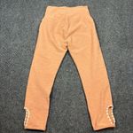 Beyond Yoga  Capri Leggings Cutout Embroidered Floral Leg Detail Size M Women Photo 1