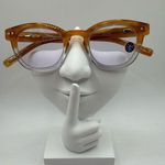 eyebobs Waylaid reading glasses strength 3.50 clear brown new without case Photo 0