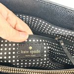 Kate Spade Leather Bow Tote Bag Purse Cream Black Photo 9