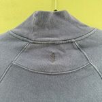 Free People Movement Good Times Embroidered Mock Neck Pullover Sweatshirt Blue Photo 5