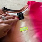 P.E. Nation Tie Dye Crop Top Shirt with Open Back Sz Small Pink Photo 2