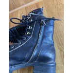 Dkode Soul Rockstud‎ leather combat Ankle boots Women's Size 36 Black Stud Photo 12